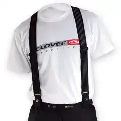 Clover Suspenders &ndash; elastiske og justerbare bukseseler som passer alle Clover MC-bukser i tekstil. Festes med to hemper foran og &eacute;n bak for perfekt passform.