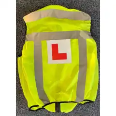 4Bikers Refleksvest med L &ndash; CE-godkjent vest for &oslash;velseskj&oslash;ring med h&oslash;y synlighet, elastiske sidepaneler, glidel&aring;s i front og Scotchlite&reg; refleksdetaljer.