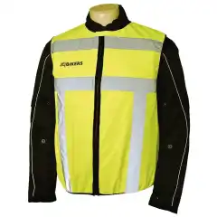 4Bikers Refleksvest MC &ndash; CE-godkjent refleksvest i High Visibility-tekstil med Scotchlite&reg; refleks, glidel&aring;s i front og elastiske sidepaneler for perfekt passform.