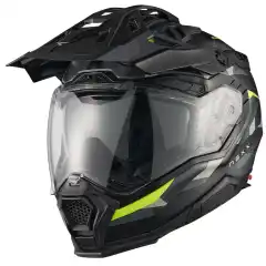 <strong data-end="83" data-is-only-node="" data-start="0">Nexx X.WED3 &ndash; Allsidig Adventure MC-hjelm for vei og terreng</strong><br data-end="86" data-start="83" />
Nexx X.WED3 Trailmania er en lett og avansert adventurehjelm i <strong data-end="183" data-start="149">X-Matrix 2 glassfiberkompositt</strong>, godkjent etter <strong data-end="213" data-start="200">ECE 22.06</strong>, og kan brukes som <strong data-end="275" data-start="233">helhjelm, crosshjelm eller endurohjelm</strong> uten verkt&oslash;y. Med <strong data-end="316" data-start="294">integrert solvisir</strong>, <strong data-end="343" data-start="318">Pinlock 70 Max Vision</strong>, sv&aelig;rt god sidesikt, justerbar skygge, fester til actionkamera, og et kraftig <strong data-end="472" data-start="422">ventilasjonssystem med 7 luftinntak og 4 uttak</strong>, er den bygget for lange turer og t&oslash;ffe forhold. <strong data-end="546" data-start="522">X-Foam crash bumpers</strong>, anti-vibrasjons EPS og D-ring med X-Lock magnet gj&oslash;r hjelmen sikker og stabil, mens forberedt integrasjon for <strong data-end="683" data-start="658">Nexx X-Com 3 intercom</strong> gj&oslash;r den klar for moderne eventyrkj&oslash;ring &ndash; b&aring;de p&aring; vei og i skogen.