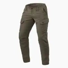 <strong data-end="34" data-is-only-node="" data-start="0">REV&rsquo;IT! Cargo 2 MC Jeans Gr&oslash;nn</strong> er en komfortabel <strong data-end="69" data-start="53">single layer</strong> cargo-bukse med moderne <strong data-end="109" data-start="94">tapered fit</strong> i 13,5 oz CORDURA&reg; stretch twill. CE-sertifisert i <strong data-end="173" data-start="161">klasse A</strong>, med SEESMART Level 1 knebeskyttere inkludert, klargjort for hoftebeskyttere, og praktiske cargo-lommer som er enkle &aring; n&aring; &ndash; ogs&aring; med hansker.<br />
 