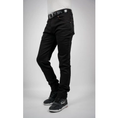 Bull-It Trojan Straight Fit Sort (benlengde 30) er en klassisk svart MC-jeans med AA-sertifisering. Laget i slitesterk Covec&reg; Oneskin denim med RE ZRO&reg; Level 1 beskyttelse i hofter og kn&aelig;r. Komfortabel, sikker og stilren &ndash; perfekt til b&aring;de bykj&oslash;ring og touring.<br />
 