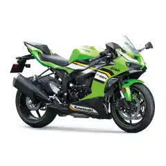 Ninja ZX-6R 2025 leverer ren superbike-ytelse i mellomklassen &mdash; med 636 cc firesylindret motor, 124 hk, KQS quickshifter og full racing-teknologi for veien. Aggressiv design og presis h&aring;ndtering gj&oslash;r denne sykkelen til et v&aring;pen i svingene.