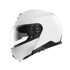 Schuberth C5 ANC Hvit Blank MC Hjelm Flip-Up Modul Åpningshjelm