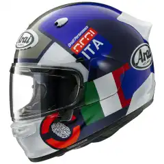 <strong data-end="142" data-start="113">Arai Quantic Nation Italia</strong> er en premium fullface MC-hjelm for sport- og touringbruk, h&aring;ndlaget i Japan med avansert PB e-cLc-skall, effektiv ventilasjon og h&oslash;y komfort. ECE 22.06-godkjent, med VAS Max Vision-visir, Pinlock inkludert og kompromissl&oslash;s sikkerhet for daglig kj&oslash;ring.