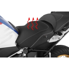 Wunderlich rider seat AKTIVKOMFORT with aftermarket seat heating