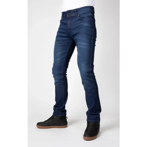 Bull-it Icon II Blå Straight Kort MC Jeans