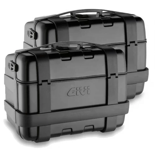 2 Givi Trekker SORTE sidevesker 46 liter