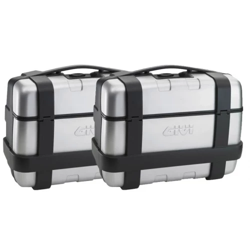 2 givi trekker sidevesker 33 liter med ekstra låse