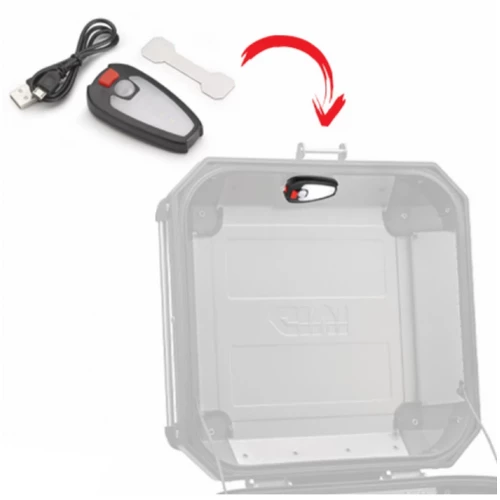 Innvendig lys til toppboks og sideveske