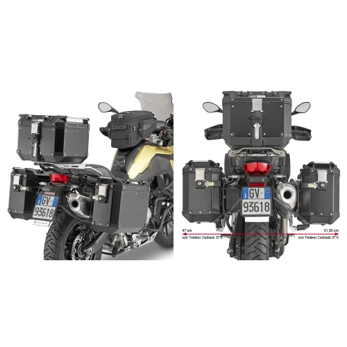 Givi Sideveskefester i stål for monokey vesker BMW F75-850GS