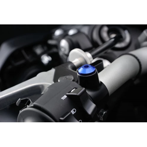 MIRROR THREAD PLUG BOLT - RIGHT - M10 x P1,25 - BLUE