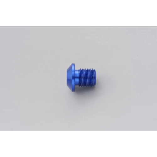 MIRROR THREAD PLUG BOLT - RIGHT - M10 x P1,25 - BLUE