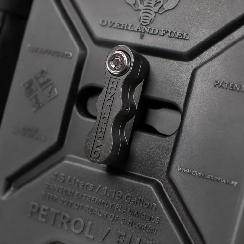 KRIEGA OVERLAND LOCKABLE MOUNT - INCLUDING LOCK - BLACK*