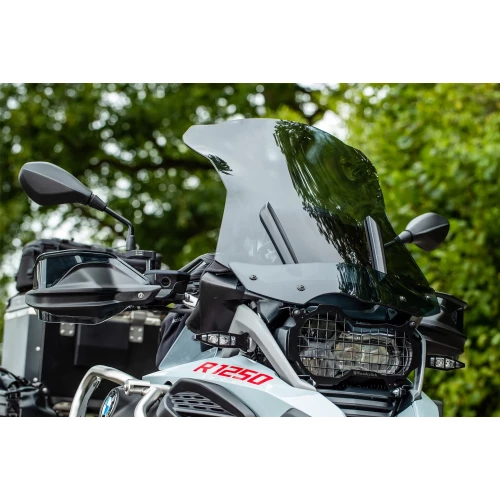 Wunderlich windshield »MARATHON« with windshield reinforcement - left and right - smoked grey