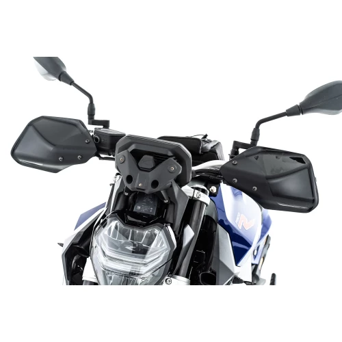 Mounting bracket for the »MARATHON« windshield for the BMW F 900 R - black
