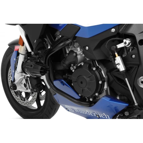 Mounting kit original auxiliary headlight with engine guard S 1000 XR - black