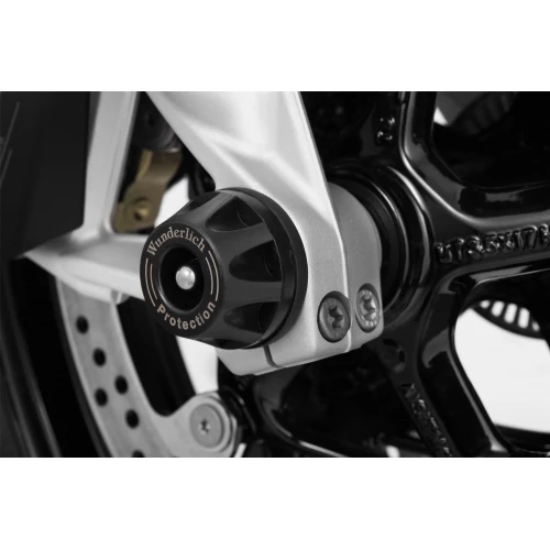 Wunderlich Protection Pads front wheel »DOUBLESHOCK« - front - black