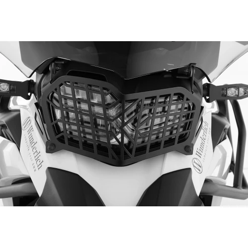 Wunderlich foldable headlight protection grille - Without screen reinforcement bracket - black