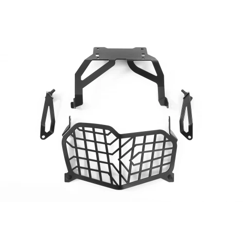 Wunderlich foldable headlight protection grille - Without screen reinforcement bracket - black
