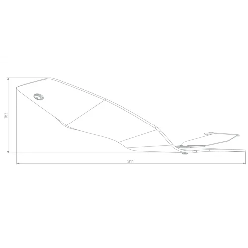 Wunderlich wind deflector »ERGO« - clear