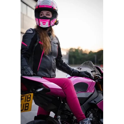 Bull-It Dame Fury Blossom Rosa Slim MC Bukse