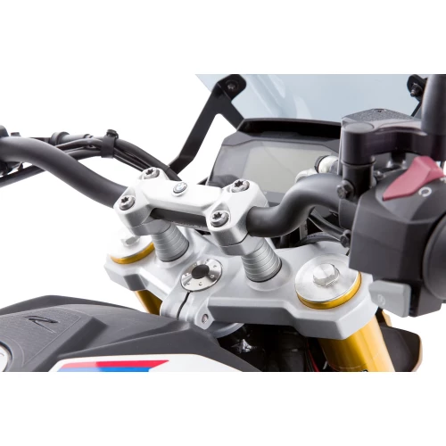 Wunderlich »ERGO« handlebar riser - 25mm - silver