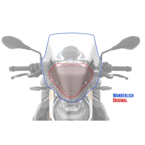Wunderlich »MARATHON« windshield - clear S1000R