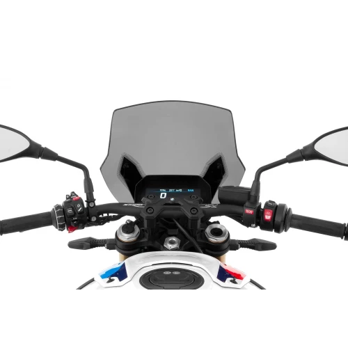 Wunderlich »MARATHON« windshield Smoked Grey 