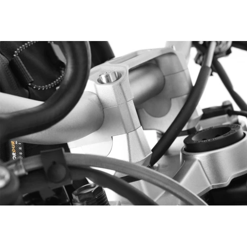 Wunderlich Handlebar risers »SPORTERGO« - 20mm - silver