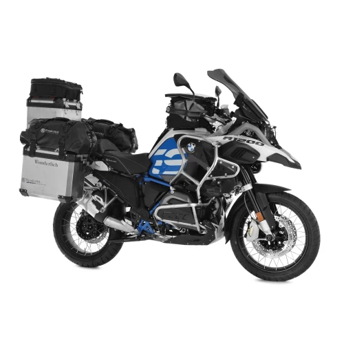 Wunderlich Rock Guard Set for Original BMW Engine Protection Bars. - black