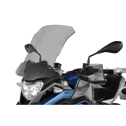 Wunderlich windshield »MARATHON« - For models with original board socket - smoked grey