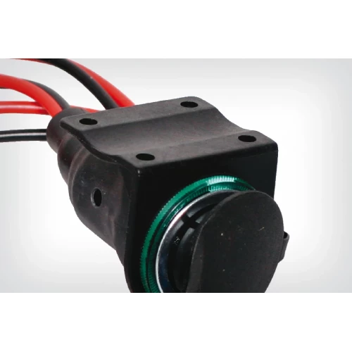 Socket bracket for motorcycle electrical socket