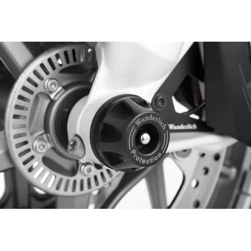 Wunderlich “DOUBLESHOCK” axle protection pads - front - black