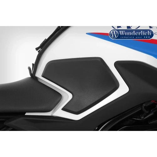 Wunderlich 2-part tank pad set - black