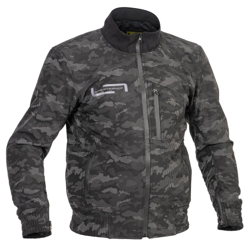 Lindstrands Frisen Sort/Refleks MC Jakke Tekstil