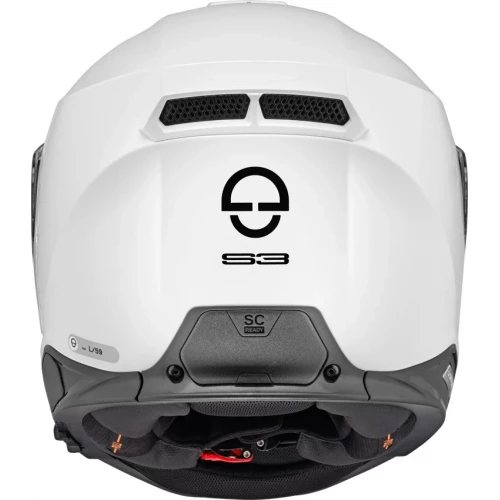 Schuberth S3 Hvit Blank MC Hjelm