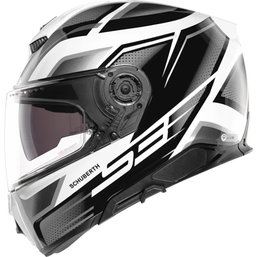 Schuberth S3 Storm Sølv/Sort/Hvit MC Hjelm
