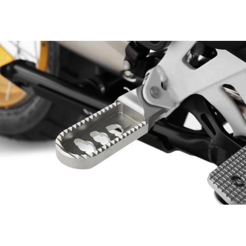 Wunderlich Lower footrests ERGO-COMFORT - silver