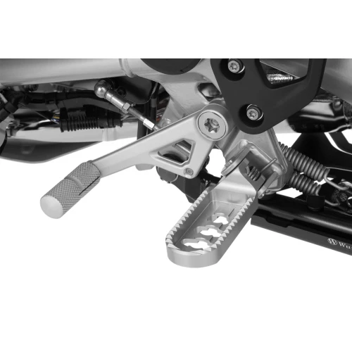 Wunderlich Lower footrests ERGO-COMFORT - silver