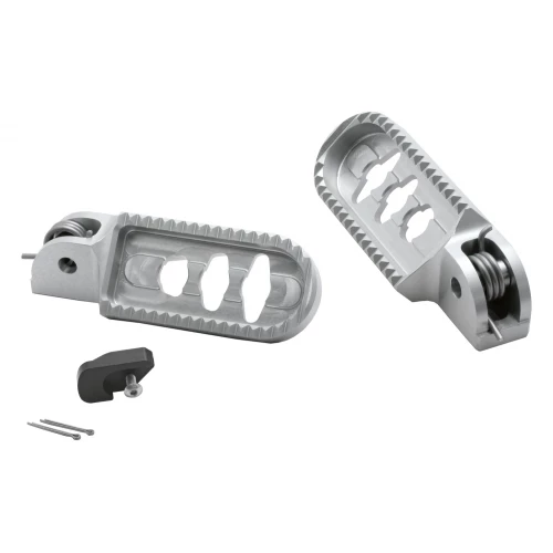 Wunderlich Lower footrests ERGO-COMFORT - silver