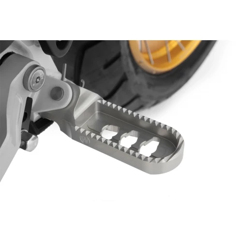 Wunderlich Lower footrests ERGO-COMFORT - silver