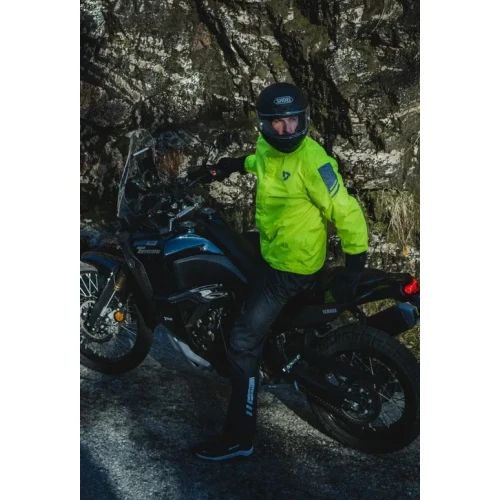 Revit regn jakke mc neon gul