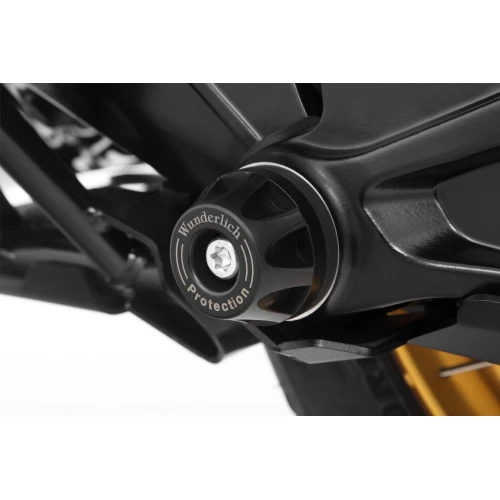 Wunderlich DOUBLESHOCK drive protection pad - black - rear