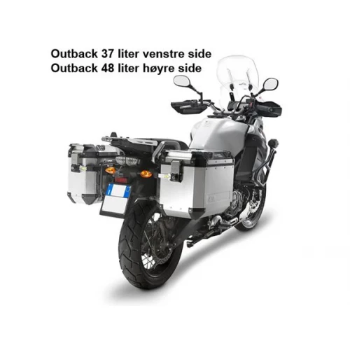 Trekker Outback 48 liter sideveske HØYRE  side
