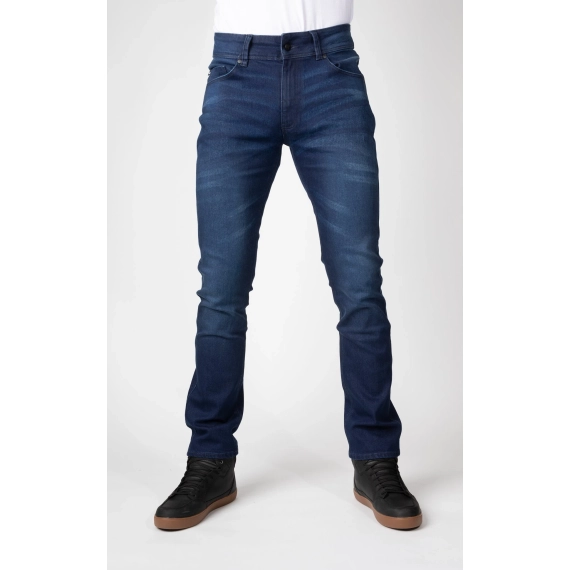 Bull-it Icon II Blå Straight Kort MC Jeans