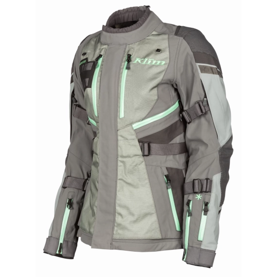 Klim Artemis MC Jakke Monument Gray-Wintermint Dame