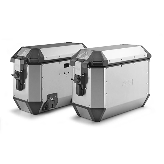 Alaska aluminium sidevesker (PAR) 36  liter høyre og venstre.