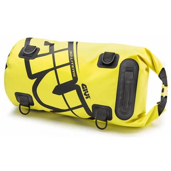 Givi Vanntett Drybag  Easy 30 liter for sete eller bagasje gul/sort