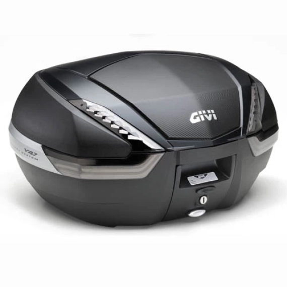 Toppboks monokey v47nnt 47 ltr. sort med karbonmønster finish i deksel  ing